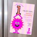 Search for magnet birthday invitations Girl