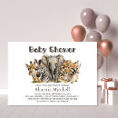 Search for african safari baby shower invitations Giraffe