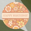 Search for happy birthday floral stickers Modern