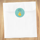 Search for yellow duck baby shower stickers Duckling
