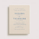 Search for blue and ivory wedding invitations Modern