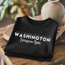 Search for washington state tshirts Typography