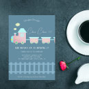 Search for train choo choo invitations Steam engine