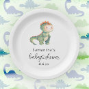 Search for baby dinosaur shower plates Watercolor