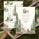 Search for woodland baby boy shower invitations Bear