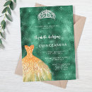 Search for crown quinceanera invitations Gold