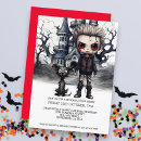 Search for black masquerade party invitations All hallows eve