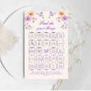 Search for bingo wedding games Watercolor