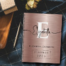 Search for rose planners Brushed metal