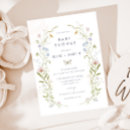 Search for frame baby shower invitations Greenery