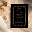 Search for black lace invitations Celebration