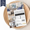 Search for elegant flyers Real estate agent