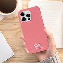 Search for coral iphone cases Initials
