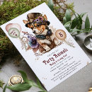 Search for puppy birthday invitations Cute