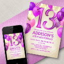 Search for hot pink 13 invitations For her