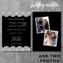 Search for black lace wedding invitations Chic