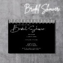 Search for black and white lace bridal shower invitations Formal