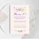 Search for purple bridal shower games Watercolor