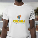 Search for podcast tshirts Microphone