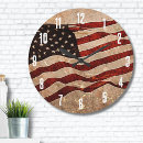 Search for american flag clocks Veteran
