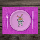 Search for black and white bunny rabbit plates Easter