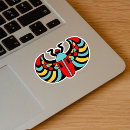 Search for colourful insect stickers Red