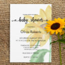 Search for sunflower baby shower invitations Script