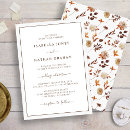 Search for elegant fall wedding invitations Simple minimalist