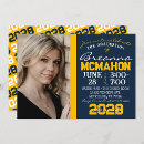 Search for blue and gold graduation invitations Yellow