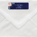 Search for navy blue and gold return address labels Birthday party