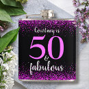 Search for happy birthday flasks 50 and fabulous