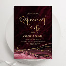 Search for retirement red wine invitations Elegant