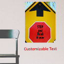 Search for stop signs posters Graphic