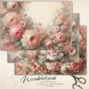 Search for pink rose wrapping paper Vintage
