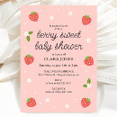 Search for berry sweet baby shower invitations Modern