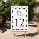 Search for retro wedding table cards Simple