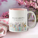 Search for floral grandma mugs Watercolor flowers