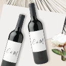 Search for black white wine labels Minimal