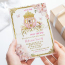 Search for gold princess baby shower invitations Our little princess