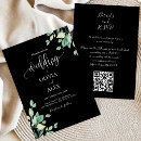 Search for dark green and gold wedding invitations Modern bohemian chic