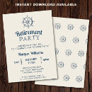 Search for nautical retirement invitations Boat