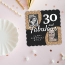 Search for 30th birthday coasters Elegant