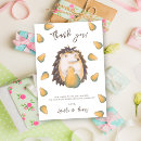 Search for cute hedgehog thank you cards Thanks