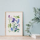 Search for vintage spring flowers posters Watercolor