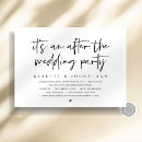 Search for modern font wedding invitations Black and white
