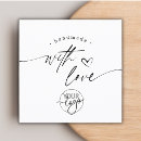 Search for handmade with love business cards Minimal