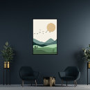 Search for abstract landscape posters Aesthetic