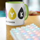 Search for cmyk mugs Cyan