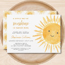 Search for my little sunshine baby shower invitations Yellow