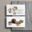 Search for hexagon business cards Stylish